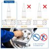 Picture of GAsupply 14x1.5 Spike Lug Nuts Chrome, Closed End Bulge Acorn 14mmx1.5 Spiked Lug Nuts Bullet Wheel Nuts 4.4" Tall 3/4'' 19mm Hex Cone/Conical Seat, Set of 24+1 Key