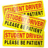 Picture of CARBATO Student Driver Magnet for Car, Please Be Patient Student Driver Magnet Sticker, Magnetic New Driver Vehicle Reflective Sign for New Driver (3 Pcs)
