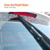 Picture of 14 inch (14-A) Rear Wiper Blade Replacement for Jeep Cherokee 2022-2014 /Hyundai Accent 11-07 Santa Fe 12-07 Tucson 22-16 /Mazda 3 13-10 CX-7 CX-9 /Lexus RX 09-04 Back Windshield Wiper +More