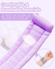 Picture of Dr.meter Anti Lost Wrist Link, 2 Pack Toddler Safety Leash with Key Lock, Reflective Child Walking Harness - Dual 8.2ft Length Pink & Purple Kids Leash for Outdoor, Kids Travel Essencials