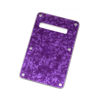 Picture of Musiclily 6 Hole Strat Back Plate Tremolo Cavity Cover Backplate for Fender USA/Mexican Made Standard Stratocaster Modern Style Electric Guitar, 4ply Purple Pearl