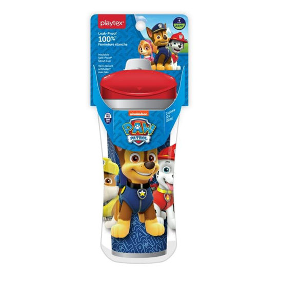Picture of Playtex Baby Sipsters Stage 4 PAW Patrol Spout Cups, Spill-Proof, Leak-Proof, Break-Proof - Blue, 12 Oz, 1 Count