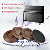 Picture of Piano Caster Cups Black Walnut Wood Caster Cups Coasters for Upright Piano
