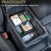 Picture of PIMCAR 3PCS Center Console Organizer Compatible with Honda CRV 2025 2024 2023 Accessories CR-V Hybrid Hidden Storage Armrest Box Insert Tray