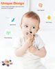 Picture of akolik Teething Toys for Babies, Baby Teethers Toy Teething Ring Silicon, Grasping Teething Toy, BPA Free Teething Nursing Accessories for 3+ Months Boy, Girl Toddlers