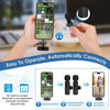 Picture of BARYINBIRD Wireless Lavalier Microphone, Professional Recording Wireless Microphone for iPhone, IPhone15, Android, IPad, 2-Pack Lavalier Microphones for Recording Interviews Videos Podcasts-Black