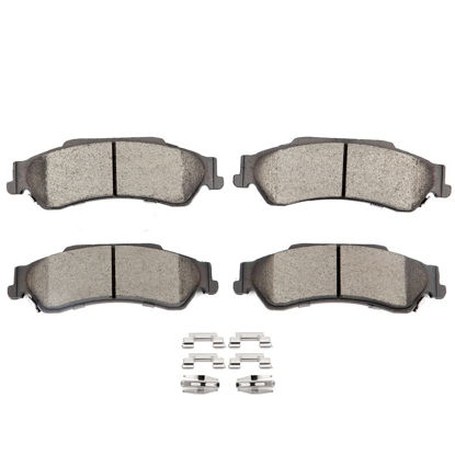 Picture of SCITOO D729 Rear Ceramic Brake Pads Sets Fit For Chevy Blazer 97-05,For Chevy S10 98-04,For GMC Jimmy 1997-2005,For GMC Sonoma 1998-2004,For Isuzu Hombre 1998-2000,For Oldsmobile Bravada 1997-2001