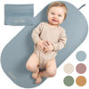Picture of Beautiful Portable Baby Changing Pad - Wipeable and Easy to Clean Diaper Changing Mat - The Perfect Waterproof Vegan Leather Pad for Traveling