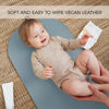 Picture of Beautiful Portable Baby Changing Pad - Wipeable and Easy to Clean Diaper Changing Mat - The Perfect Waterproof Vegan Leather Pad for Traveling