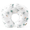 Picture of GRSSDER Soft Stretchy Minky Nursing Pillow Cover, Breastfeeding Pillow Slipcover for Boys & Girls, Nursing Pillow Case for Newborn, Stylish Watercolor Animals, Mint Green