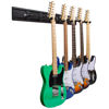 Picture of STRICH Guitar Wall Mount Hangers for Multiple Guitars, Holds 5 Guitars, Strong Aluminum Metal Guitar Stand Rack Bass Holder, Adjustable Instruments Display Set, SMH-05A