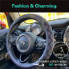 Picture of PINCTROT Steering Wheel Cover Great Grip with 3D Honeycomb Anti-Slip Design, Universal 14.5-15 Inch (Purple)