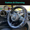 Picture of PINCTROT Steering Wheel Cover Great Grip with 3D Honeycomb Anti-Slip Design, Universal 14.5-15 Inch (Blue)