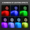 Picture of CO-Z Stage Lights, 36 LED Par Lights with Remote Control, DMX Controller Compatible, 6 Pack DJ Lights for Event Wedding Holiday Party Bar Club Music Dance Show
