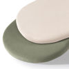 Picture of MairMore Muslin Bassinet Sheets for Baby Neutral, Soft Breathable Cotton Fitted Sheets for Oval, Rectangle, Hourglass Bassinet Mattress/Pad - 2 Pack