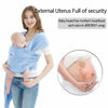 Picture of Baby Wrap Carrier Jeroray Baby Wrap,Hands Free Baby Carrier Infant Carrier,Lightweight,Breathable,Softness,Baby Blue