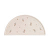 Picture of mushie Silicone Placemat for Kids | BPA-Free Non-Slip Design (Pink Flowers)
