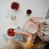 Picture of mushie Silicone Placemat for Kids | BPA-Free Non-Slip Design (Blush)