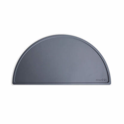Picture of mushie Silicone Placemat for Kids | BPA-Free Non-Slip Design (Tradewinds)