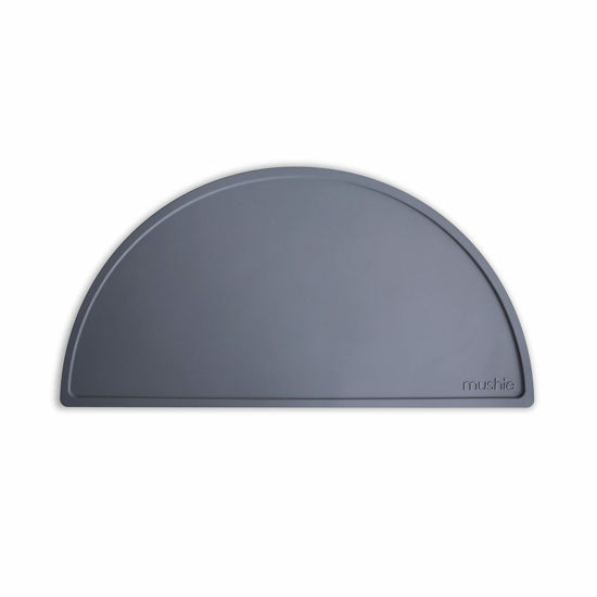 Picture of mushie Silicone Placemat for Kids | BPA-Free Non-Slip Design (Tradewinds)