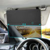 Picture of NAZZO Sun Visor Extender for Car, Sun Blocker with PC Sunshade Lens, Magnetic Mounting Adjustable Position, Protect from Glare, UV Rays, Snow Blindness for Safe Driving, Universal for Car, SUV (Black)