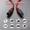 Picture of AuxLink XLR Cables 3ft, Microphone Cable Male to Female Gold-Plated 3 Pins Speaker Cable - 1Pack