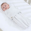 Picture of BlueSnail Ultra Soft Newborn Essentials Easy Wrap Velcro Swaddle Blankets, Adjustable Baby Cotton Swaddle Wrap (Light Gray+Gray+Blue)