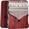 Picture of Kalimba Thumb Piano 17 Keys Finger piano (Wine red)