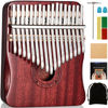 Picture of Kalimba Thumb Piano 17 Keys Finger piano (Wine red)