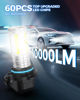 Picture of Marsauto H10 9145 Fog Light Bulb, 10000LM 9140 9045 Fog Lights Led, 360° Illumination 600% Brightness Strong Penetration, 2024 New Upgraded 60 Pcs CSP Chips 9040 Fog Bulb for Car, Truck, Pack of 2