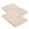 Picture of American Baby Company 100% Cotton Thermal Waffle Swaddle Blanket, Soft, Breathable & Stretchy, Cream, 2 Pack, 30" x 40" for Boys and Girls, Perfect for Swaddling, Travel and Gifting