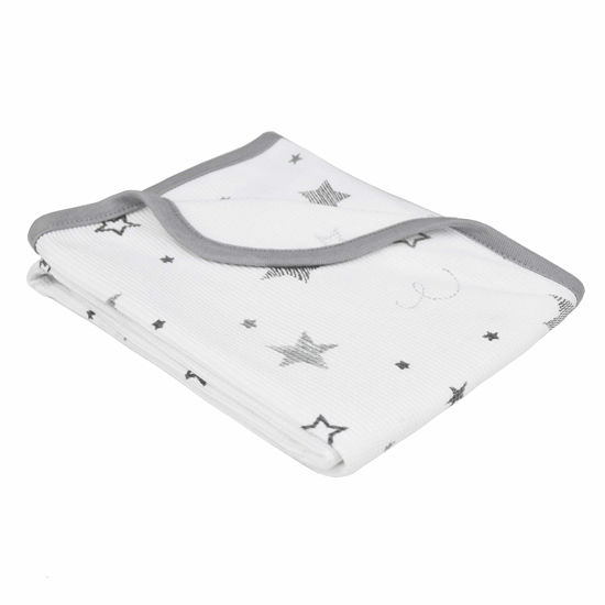 Picture of American Baby Company 100% Cotton Thermal Waffle Swaddle Blanket, Soft, Breathable & Stretchy, Super Stars, 30" x 40" for Boys and Girls, Perfect for Swaddling, Travel and Gifting