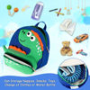 Picture of Accmor Toddler Harness Backpack Leash, Cute Dinosaur Backpacks with Anti Lost Wrist Link, Mini Child Leash Wristband Baby Protection for Walking, Keep Kids Close Tether Rein for Boys Aged 1-3 Years