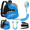 Picture of Accmor Toddler Backpack Leash, Cute Dinosaur Kids Harness Backpacks with Anti Lost Wrist Link, Adorable Child Backpack Mini Bag Wristband Tether Strap Leashes for Baby Boys Girls Ages 1-3 Years