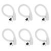 Picture of Urban August Child-Proof Refrigerator Lock with Keys - Cable Lock for French Door Fridge, Bike, Stroller, & Helmet - Cabinet Lock for Kids & Adults (Small, White, 6 Pack Keyed Alike)