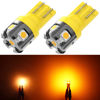 Picture of PHINLION 194 LED Light Bulb Amber Yellow Super Bright 168 2825 2827 T10 W5W Miniature LED Replacement Bulbs for Car Interior Map Dome Door Courtesy License Plate Side Marker Lights