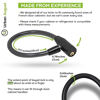 Picture of Urban August Child-Proof Refrigerator Lock for Kids & Adults - Lock for French Door Fridge and Cabinet (Regular, Black - 1 Pack)