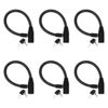 Picture of Urban August Child-Proof Refrigerator Lock with Keys - Cable Lock for French Door Fridge, Bike, Stroller, & Helmet - Cabinet Lock for Kids & Adults (Small, Black, 6 Pack Keyed Alike)
