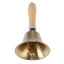 Picture of Extra Loud Solid Brass Hand Call Bell with Wooden Handle