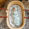 Picture of Stretch Fitted Bassinet Sheet Set BROLEX 2 Pack Cradle Sheets for Bassinet Pad/Mattress,Unisex Boys Girls,Ultra Soft,Snowy Forest