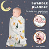Picture of Ftikvo Swaddle-Blanket Baby Girl & Boy Swaddles Newborn Infant Transition Safe Wrap Blankets Breathable(Colorful Zoo,Small,0-3 Month)