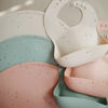 Picture of mushie Silicone Placemat for Kids | BPA-Free Non-Slip Design (Cambridge Blue Confetti)