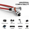 Picture of EBXYA XLR Cables 10ft - Premium Balanced 3-Pin XLR Male to Female Microphone Cable, 6 Color Packs