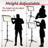 Picture of 70IN Sheet Music Stand, Tall Music Stand for Sheet Music High Stability, Adjustable Portable Music Stand with Carrying Bag for Guitar, Violin, Ukulele (33-70IN-A)