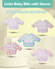 Picture of Lictin Baby Bibs for Boys Girls - Long Sleeve Bib, Waterproof Toddler Bibs, 0-24 Months Neutral Baby Smock for Eating (PINK)