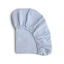 Picture of mushie Extra Soft Muslin Fitted Mini Crib Sheet | 24"x 38" (Baby Blue)