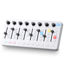 Picture of Vangoa Wireless Midi Controller Mixer Mute, Portable USB Midi Keyboard controlador Mixing Console 43 Backlit Button, 8 Channel Faders with LED indicator, 8 Assignable Endless Knobs for Daw, Mac, PC