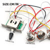 Picture of SAPHUE Guitar Wiring Harness, Guitar Prewired Harness Humbucker Wiring Harness Prewired Jack 2T1V 5 Way Chrome Box Toggle Switch 500K Pots for FD Replacement Guitar(5 Way Switch 2T1V)