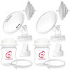 Picture of Nenesupply 19mm Pump Parts Compatible with Spectra S2 Spectra S1 9 Plus Breast Pump Replace Spectra Pump Parts Replace Spectra S2 Accessories Flange Duckbill Valve Tubing Backflow Protector