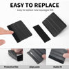 Picture of AMZDEPOT Squeegee for Vinyl, 2 Pcs Vinyl Squeegee with Extra 2 Felt Replacements, 4 Inch Vinyl Wrap Tools for Car Wrap, Craft Sign Making, DIY Crafting, Window, Black